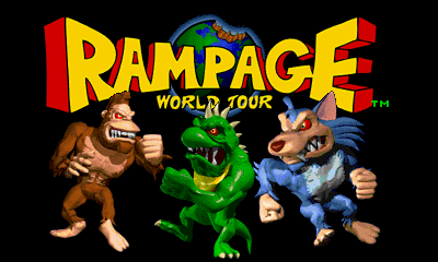 Rampage World Tour Title Screen